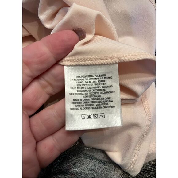 T Tagari Floral & Lace Fringe Trimmed Boho Festival Slip Dress sz M EUC - Picture 9 of 10